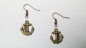 Preview: Anker Ohrringe Vintage Optik bronzefarben Schiff
